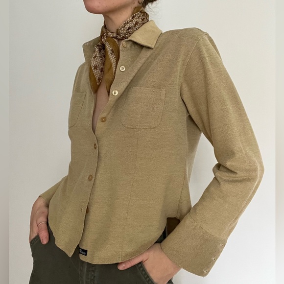 SALE Vintage Button Down Blouse - Picture 1 of 5